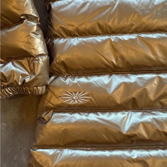 Skhoop Women’s Metallic Down Jacket With Hood Size Small - Picture 9 of 13